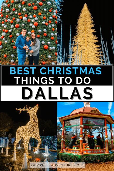 Dallas Christmas Bucket List, Dallas In December, Things To Do In Dallas, Dallas Must Do, Dallas Christmas, Christmas In Dallas Texas, Grapevine Tx Christmas, Grapevine Texas Christmas, Weekend Trips From Dallas