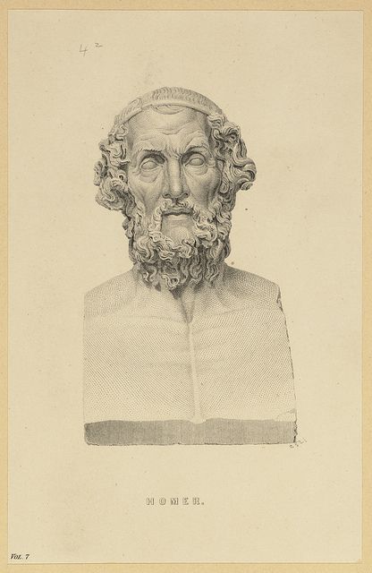 Homer is a prominent literary figure, renowned epic poet, and author of the "Iliad" and the "Odyssey", the two earliest existing works of Western literature. Homer was believed to be a blind bard, who traveled the land with the help of a young boy as guide and companion. Visit the Perkins Archives Flicker page: http://www.flickr.com/photos/perkinsarchive/collections/ Homer Iliad Aesthetic, Homer Poet, Odyssey Aesthetic, Roman Pantheon, Greek Literature, Homer Iliad, The Iliad, Woodcut Tattoo, 2024 Board