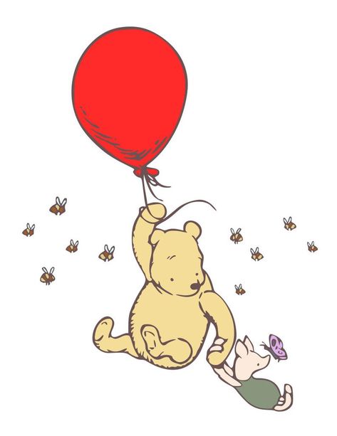 Winnie Pooh Vintage, Winnie The Pooh Svg, Pooh Svg, Vintage Pooh, Pooh Party, Winnie The Pooh And Friends, Art Passion, Winnie The Pooh Pictures, Friends Svg