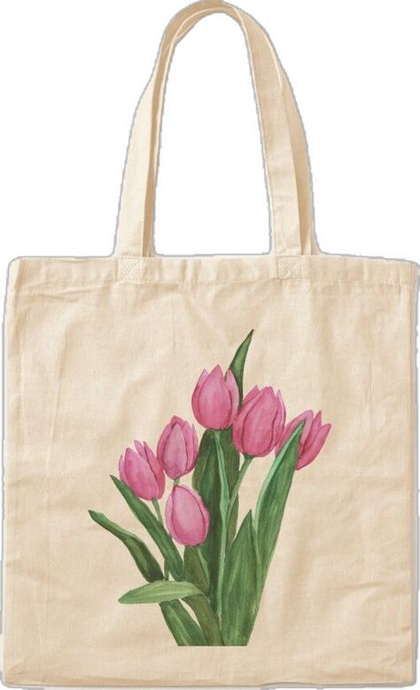 Tote Bag Inspo Painting, Painting Tote Bags Aesthetic, Tote Bag Painting Ideas Flowers, Painted Tote Bags Ideas, Painting Tote Bags Ideas, Painting Ideas On Tote Bags, Tote Bag Design Paint, Tote Bag Ideas Paint, Easy Tote Bag Painting