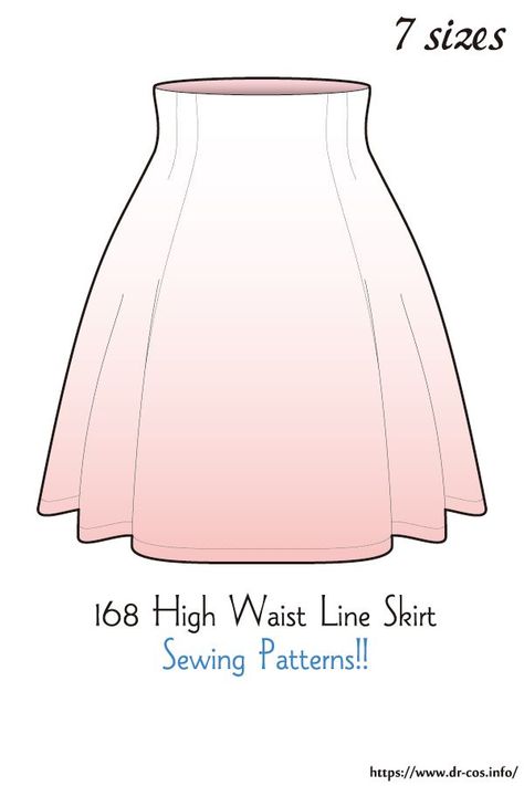 This is the pattern of 168 High Waist Skirt. cm size(A4 size) Children's-140/Ladies'-S,M,L,LL/Men's-L,LL At present, only Japanese. Added the number of fabric meters required for each size High Low Skirt Pattern, Manipulating Fabric, Skirt Sewing Patterns, Pleated Skirt Pattern, Skirt Pattern Free, Low Waist Skirt, Hi Low Skirts, Skirt Sewing, Lady L