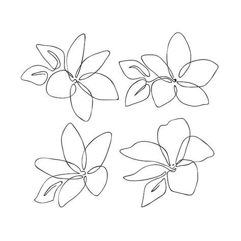 Frangipane Flower Tattoo, Hibiscus Line Tattoo, Simple Flower Outline, Frangipani Tattoo, Beach Inspired Tattoos, Small Beach Tattoos, Beach Tattoos, Inspired Tattoos, Beach Tattoo