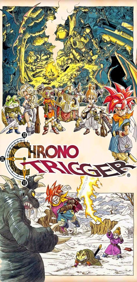 Chrono Cross, Chrono Trigger, Retro Gaming Art, Video Game Posters, Gaming Art, Retro Arcade, Dragon Quest, Retro Video Games, Arte Horror