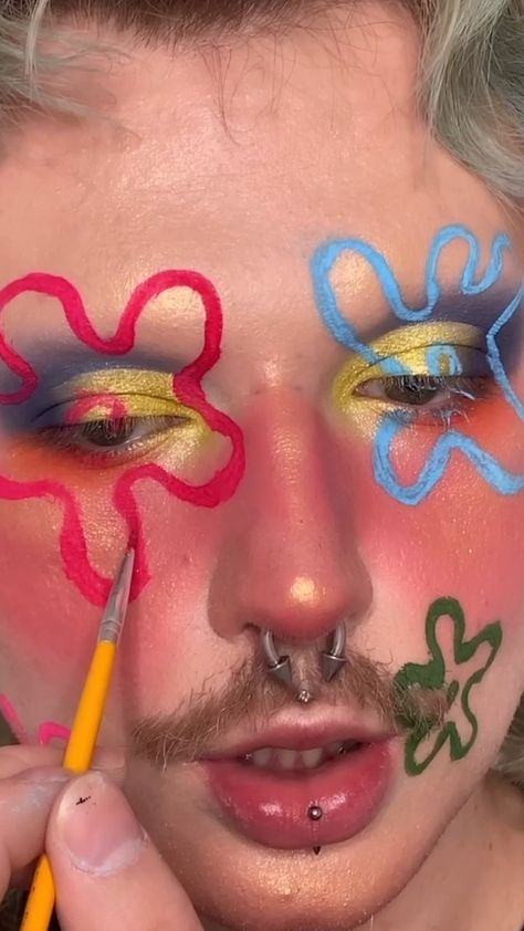 jakewxllen on Instagram: it’s the best day ever because i managed to snag the full @spongebob x @wetnwildbeauty collab🤗🌊 - this look was kinda out of my comfort… Spongebob Makeup Ideas, Spongebob Makeup Look, Spongebob Makeup, Bubble Makeup, 25th Bday, Fun Photoshoot, The Best Day, Makeup Artists, Best Day Ever