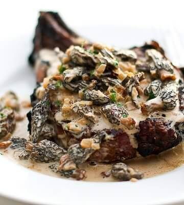 Morel Recipes, Morel Mushroom Recipes, Steak Toppings, Steak Sauce Recipes, Mushroom Sauce Recipe, Morel Mushrooms, Mushroom Cream Sauces, Mushroom Dish, Morel Mushroom