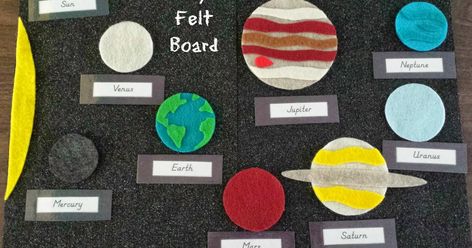 Update: Our Solar System Felt Board is now available in our Etsy store ! We are continuing our Solar System Unit with another felt ... Solar System Unit Study, Solar System Unit, Montessori Science, Solar System Projects, System Unit, Felt Board Stories, Felt Stories, Space Activities, Preschool Science