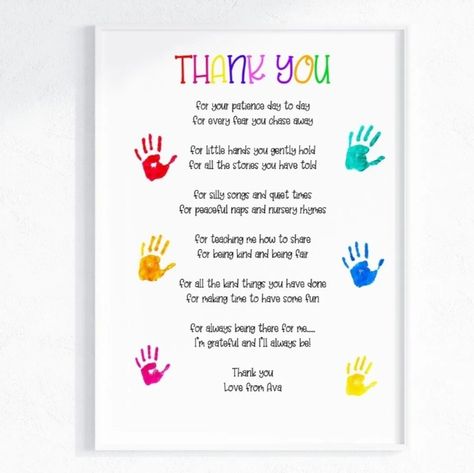 Is your child leaving childcare to begin full time school this September? This is a lovely little gift to give to those special nursery leaders or childminders. Silly Songs, Im Grateful, Whats New, Quiet Time, Have Some Fun, Make Time, Nursery Rhymes, Childcare, Full Time