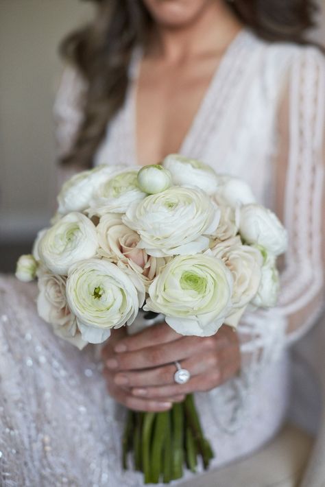 Rose %26 Ranunculus Bridal Bouquet    Photography: KingenSmith   Read More:  http://www.insideweddings.com/weddings/an-opulent-spring-wedding-with-timeless-elegant-decor-in-chicago/1007/ Ranunculus Bridal Bouquet, Ranunculus Wedding Bouquet, Ranunculus Wedding, Ranunculus Bouquet, Simple Wedding Bouquets, Bridal Bouquet Peonies, Bouquet Photography, Spring Wedding Bouquet, Bridal Bouquet Flowers