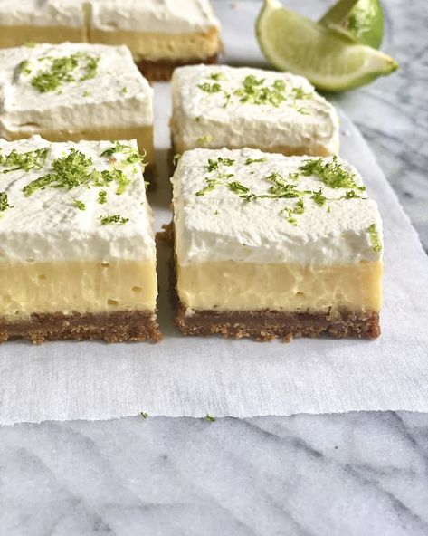 Key Lime Pie Bars Recipe | Kitchn Lemon Sweets, Key Lime Bars, Key Lime Pie Bars, Pie Bars Recipe, Pie Bar Recipes, Lime Bars, Lime Recipes, Cracker Crust, Pie Bars