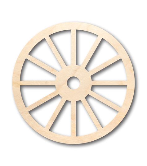 Unfinished Wood Wagon Wheel Shape Up To 24'' DIY 1/8'' Thick | JOANN Western Party Decorations, Cowboy Themed Birthday Party, Themed Costumes, Wood Wagon, Farm Day, Cowboy Baby Shower, Western Theme Party, Cowgirl Birthday Party, Western Party