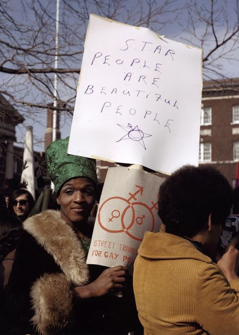 Marsha P Johnson, Sylvia Rivera, Star People, P Johnson, Stonewall Riots, Lgbt History, Trans Rights, Queer Art, Power To The People