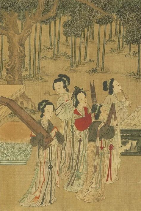 Song Dynasty Art, Song Dynasty Painting, Qing Dynasty Art, Chinese Paintings, Chinese Art Painting, Ancient Chinese Art, Ancient Paintings, Chinese Fashion, Chinese Ancient