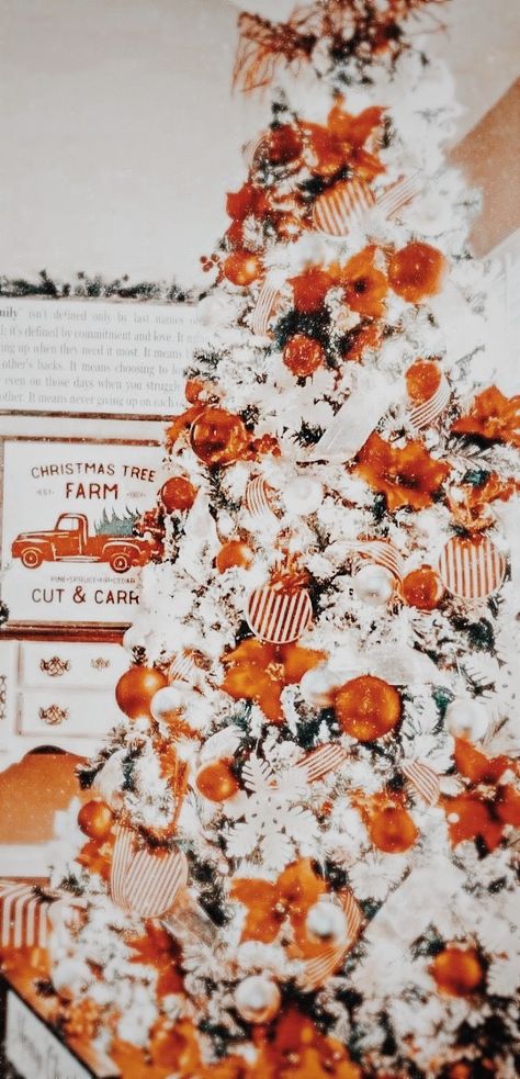 Xmas Theme, Orange Christmas, Rainbows Christmas, Orange You Glad, Photo Decor, Orange Crush, Christmas Vibes, Christmas Stuff, Christmas Aesthetic