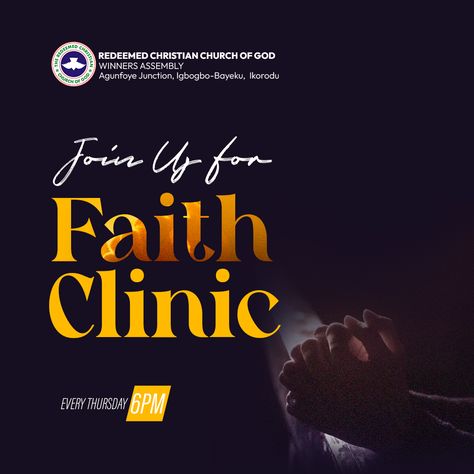 Faith Clinic Flyer Design, Clinic Social Media Design, Clinic Social Media, Pool Parties Flyer, Church Images, Flyers Design, Church Poster Design, Bible Pictures, Church Poster