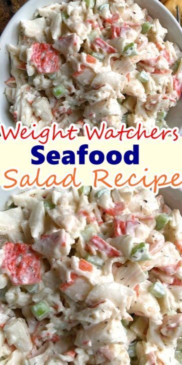 Crab Dips, Seafood Salad Recipe, Pescetarian Diet, Health Lunches, Crab Salad Recipe, Golden Corral, Sea Food Salad Recipes, Shrimp Dip, Ww Freestyle