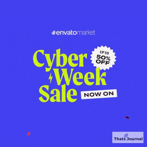 Envato Market's Cyber Week Sale is LIVE! Up to 50% Off on 2500+ Themes, Plugins, Videos and Graphics! November 23 - December 1, 2021 #ad #WebDevelopment #WebDesign Black Friday Graphic, Branding Template, Motion Graphics Design, November 23, Web Templates, December 1, Web Template, Black Friday Deals, Wordpress Themes