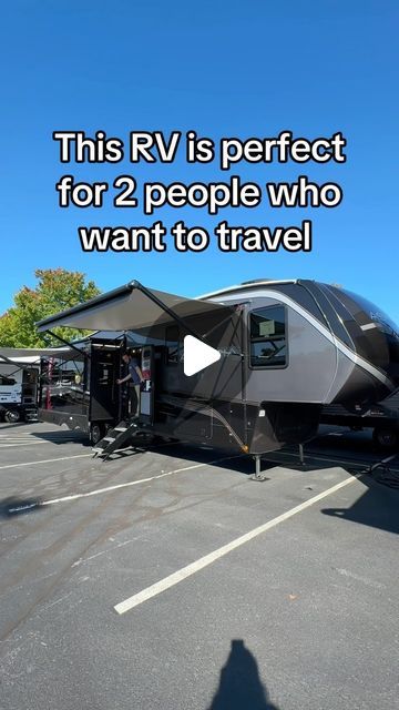 BaileyGoesOutside on Instagram: "This is the perfect RV for 2 people who want to travel 👫🖤 The all-new 2025 Dutchmen Astoria 3173RLP is stunning 😍  I’m at America’s Largest RV Show in Hershey this week showing off the best new RVs on the market 😎  This is the 2025 @dutchmenrvcompany Astoria 3173RLP Fifth Wheel with full-body paint  - 35’ 11”  - 10,016 lbs - Sleeps 3-4 - Fully loaded  The show special is $59,999 or $399/month only available until Sunday at America’s Largest RV Show in the Dutchmen RV Section   The size is perfect for towing and taking to state & national parks, I have the same exact floorplan and it’s an incredible RV. 2 years of full-time use and travel and I have zero complaints. I’ve had no issues at all. Super happy with it!   #dutchmenpartner #astoria #rvtour #rvto Camping Must Haves, Rv Truck, Rv Living Full Time, Rv Lifestyle, Rv Interior, Full Time Rv, Fifth Wheel, Rv Travel, Rv Life