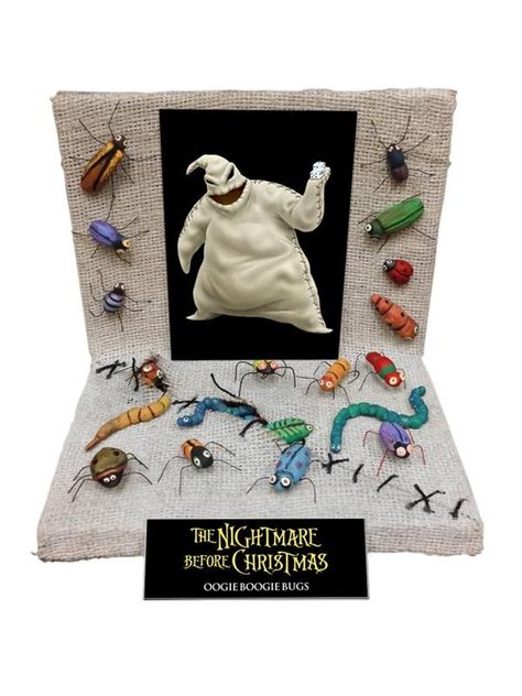 Oogie Boogie Clay, Oogie Boogie Bugs, Mischief Night, Tim Burton Tattoo, Nightmare Before Christmas Gifts, Halloween Maze, Nightmare Before Christmas Tattoo, Nightmare Before Christmas Decorations, Movie Outfits