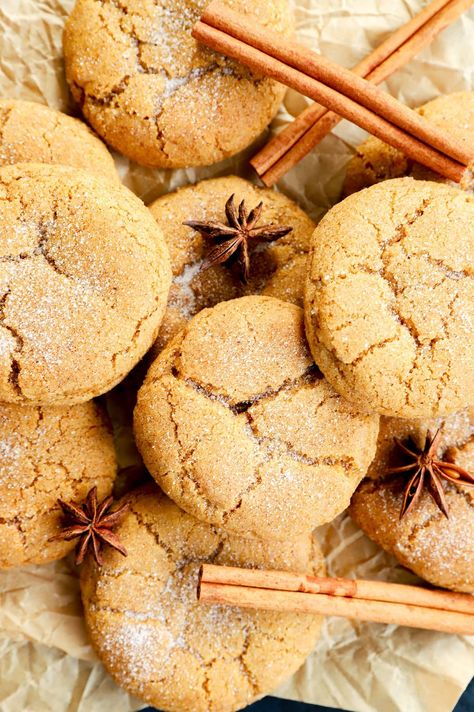 Pumpkin Pie Spice Cookies, November Cookies, Pumpkin Spice Sugar Cookies, Cinnamon Smell, Snickerdoodle Bars, Pumpkin Spice Cookies, Chewy Cookies, Seasonal Cooking, Thanksgiving Cookies