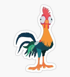 HeiHei - Moana Sticker Iphone Stickers, Homemade Stickers, Print Outs, Wallpaper Disney, Bubble Stickers, Tumblr Stickers, Computer Sticker, Disney Sticker, Hydroflask Stickers