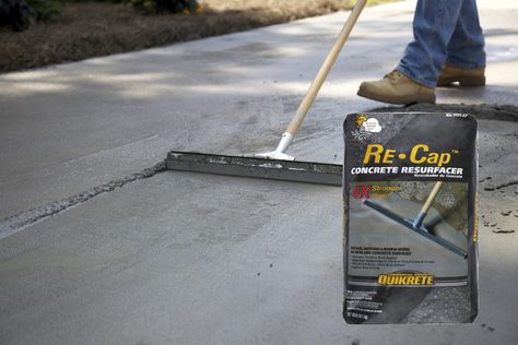 Repair Concrete Driveway, Concrete Cracks, Concrete Refinishing, Repair Cracked Concrete, Mortar Repair, Driveway Resurfacing, Concrete Repair Products, Driveway Repair, Molding Ceiling