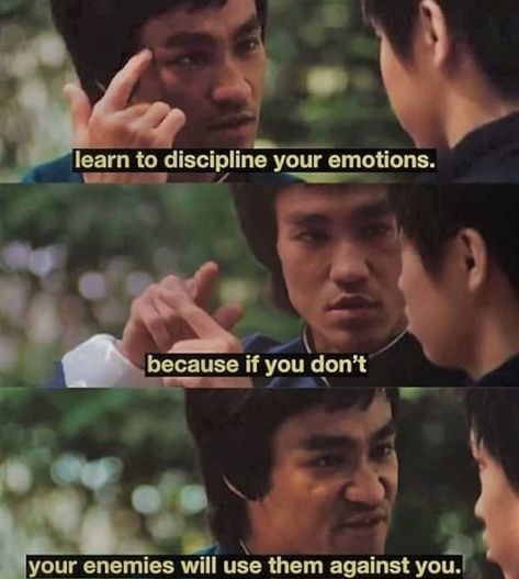 Learn to control your emotions, because if you dont. Your enemies will use them against you - Bruce Lee. 🙏🏻 - Did you like this post? Like,… Emotions Quotes, Bruce Lee Quotes, Trending Topic, Motivational Quotes For Students, Business Mindset, Motivation Success, Bruce Lee, Eminem, Wisdom Quotes