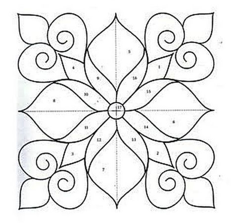 Ornament Drawing, Tutorial Ideas, Stencil Patterns, 자수 디자인, Mandala Design Art, Applique Patterns, Stained Glass Patterns, Free Motion Quilting, Dot Painting