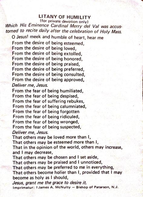 The Litany of Humility ❤️✝️ Litany Of Humility, Saint Quotes Catholic, Prayer Time, Sweet Lord, Jesus Prayer, Saint Quotes, Daily Prayers, Prayer Times, Prayers For Healing