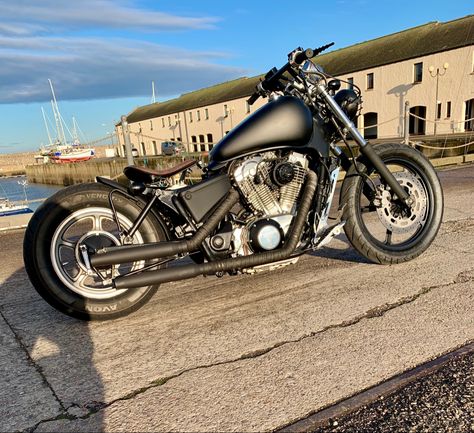 Honda Shadow 1100 Bobber, Honda Sabre, Virago Bobber, Honda Shadow Bobber, Honda Shadow 1100, Shadow Bobber, Honda Bobber, Motorcycle Ideas, Yamaha V Star