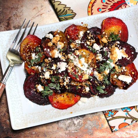 Grilled Beet Salad, Grilled Beets In Foil, Grilled Beets Recipe, Bbq Beets, Grilled Feta, Grilled Beets, Balsamic Drizzle, Honey Drizzle, Feta Recipes