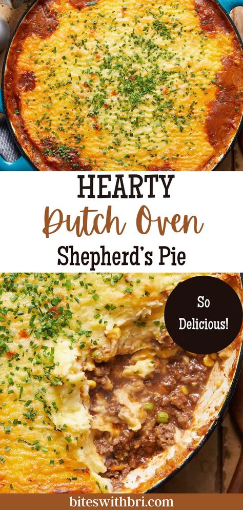 Easy Dutch Oven Recipes, Dutch Oven Recipes Cast Iron, Parmesan Butter, Best Dutch Oven, Cheesy Mashed Potatoes, Shepherds Pie Recipe, Red Wine Sauce, Dutch Oven Cooking, Dutch Oven Recipes