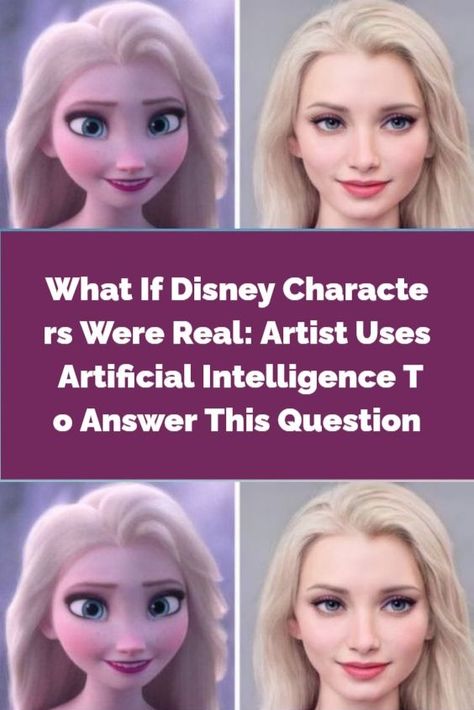 What If Disney Characters Were Real: Artist Uses Artificial Intelligence To Answer This Question Python Tricks, Realistic Disney Princess, Love Cartoons, Funny Corny Jokes, Pins Fashion, Huge Eyes, Answer This Question, Frozen Characters, Spotlight Stories