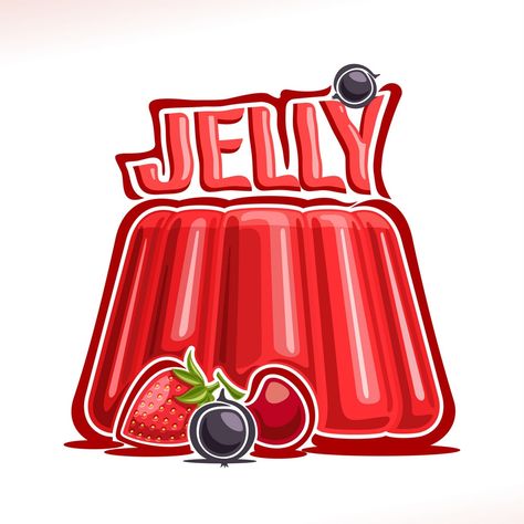 Coffee Jelly, Jelly Wallpaper, Strawberry Jelly, Candy Stickers, Easy Learning, Art Clipart, Free Svg, Label Design, Graphic Design Inspiration