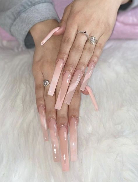 Long Pink Nails, Tapered Square Nails, Purple Acrylic Nails, Drip Nails, Glamour Nails, Simple Acrylic Nails, Exotic Nails, Long Acrylic Nails Coffin, Unique Acrylic Nails