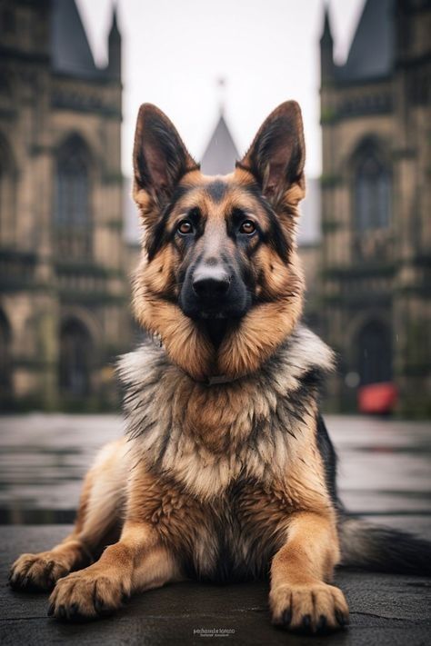 Beautiful Dogs Photography, German Shepherd Dogs Photography, Puppy Guide, Pet Photography Poses, German Shepherd Photography, Dog Foto, Urban Dog, Cool Dog Houses, Puppy Portraits