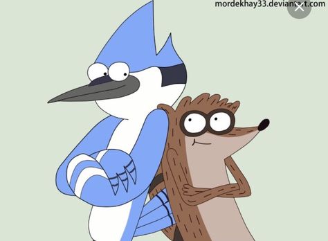 Mordecai and rigby Mordecai And Rigby, Mordecai Y Rigby, Movie Nerd, The Mighty Boosh, Cartoon Network Shows, Spiderman Cosplay, Spiderman Movie, Regular Show, Big Cats Art