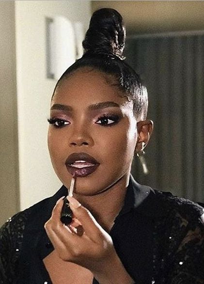 Ryan Destiny Lip Combo, Ryan Destiny Natural Hair, Ryan Destiny Hairstyles, Ryan Destiny Makeup, Ryan Destiny Aesthetic, Gangster Paradise, Mom Makeup, Ryan Destiny, Face Beat Makeup