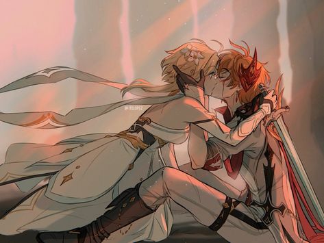 Fall From Grace, To Touch, Freelance Artist, Human Art, Anime Couples Manga, Environment Concept Art, Touching You, Cat Illustration, Ship Art