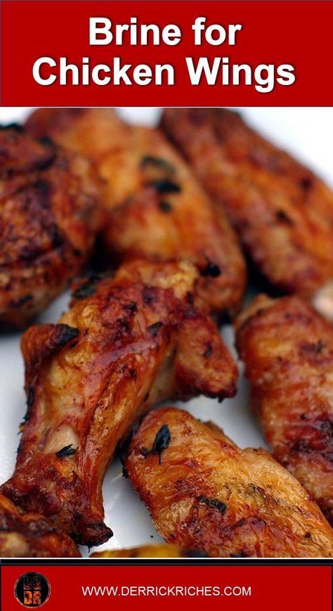 Hot Wing Marinade, Wing Brine Recipe, Brine For Chicken Drumsticks, Marinade For Chicken Wings, Brined Chicken Wings, Chicken Wing Marinade For The Grill, Chicken Wings Brine, How To Marinate Chicken Wings, Chicken Wing Brine Recipes