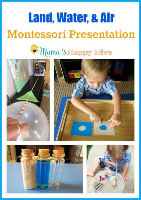 A beautiful land, water, and air Montessori presentation kit from Montessori by Mom. Enjoy this review with 10+ land, water, and air activities. Montessori Themes, Air Activities, Water Unit, Montessori Science, Montessori Geography, Geography For Kids, Montessori Method, Montessori Lessons, Autumn Pumpkins