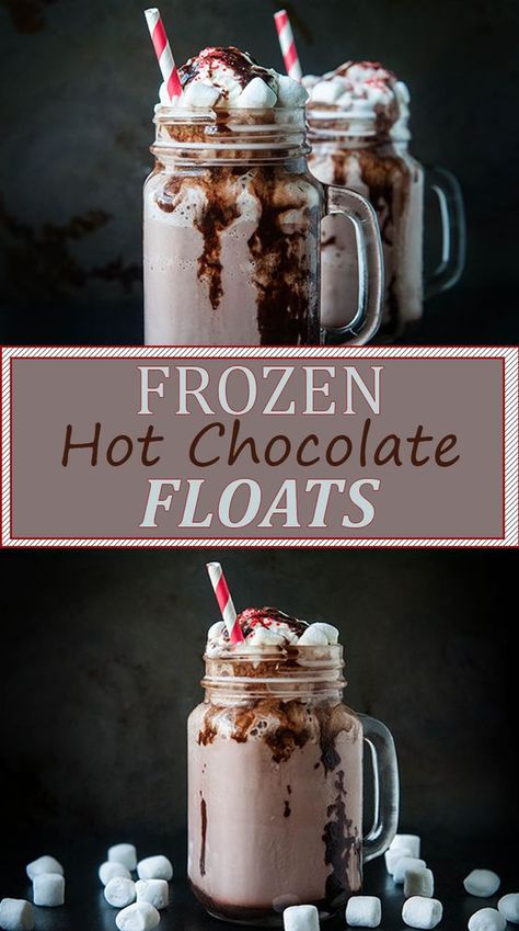 Cold Hot Chocolate, Hot Chocolate Ideas, New Desserts, Christmas In July Party, Tooth Cake, Chocolate Ideas, Frozen Hot Chocolate, Easy Cold, Vitamix Recipes