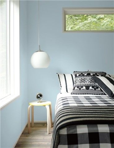 Look at the paint color combination I created with Benjamin Moore. Via @benjamin_moore. Walls: Santorini Blue 1634. Benjamin Moore Classic Gray, Best Gray Paint, Best Gray Paint Color, Benjamin Moore Gray, Color Combinations Paint, Trending Paint Colors, Paint Combinations, Neutral Bedrooms, Tuscan Design