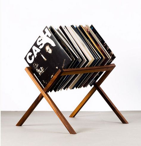 Lp Regal, Vinyl Record Storage Diy, Vinyl Stand, Vinyl Record Furniture, Vinyl Room, Record Room, Record Stand, Record Display, Vinyl Record Storage