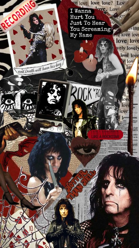 Cooper Wallpaper, Alice Cooper, Vintage Music, Create Collage, Creative Play, Your Aesthetic, Connect With People, Creative Energy, Energy