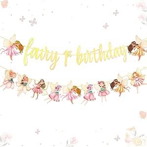 Fairy Birthday Party Decorations, Fairies Party, Banner Flower, Fairy Theme Party, Garden Baby Showers, Birthday Party Centerpieces, Fairy Birthday Party, Fairy Party, First Birthday Decorations