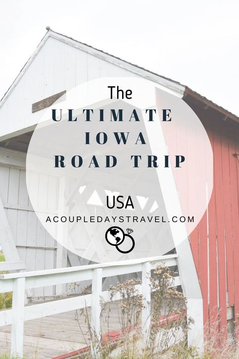 Explore the best things to do in Iowa on this 4-day Iowa road trip. This itinerary will take you to eastern Iowa, Des Moines and the Bridges of Madison County. #Iowa #RoadTrip #travel Iowa Things To Do, Iowa Day Trips, Things To Do In Des Moines Iowa, Great River Road Trip Iowa, Things To Do In Iowa, Iowa Des Moines, Iowa Road Trip, Bridges Of Madison County, The Bridges Of Madison County