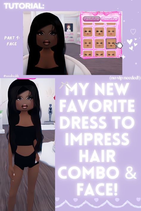 dti / dress to impress hair combo tutorial 4 u ! Hair Combos Dti, Dress To Impress Hair Combos, Baby Time, Roblox Codes, Dress To Impress, Outfit Ideas, Makeup, Hair, Pins