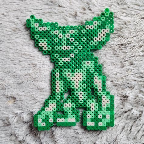 Gremlin Magnet Green Retro 80s Perler Beads Handmade Collectible Measures Approx 6x4" This Is A Fun Unique Handmade Item Bundle To Save !! Thank You! Christmas Shoes Diy, Skeleton Decorations, Perler Bead Templates, Green Retro, Perler Beads Designs, Perler Bead Art, Beads Handmade, Perler Bead Patterns, Gremlins