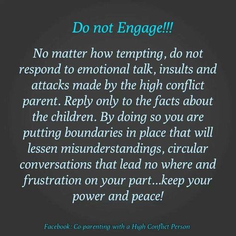 Coparenting with a high conflict person Coparenting Quotes, Co-parenting, Quotes About Moving, Parental Alienation, Narcissistic Parent, Step Parenting, Trendy Quotes, It Goes On, Quotes About Moving On