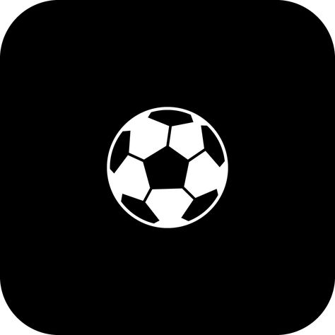 Black And White App Icons, White App Icons, Football App, Black App, Icons App, As Roma, App Icon Design, Highlight Icons, Instagram Highlight Icons